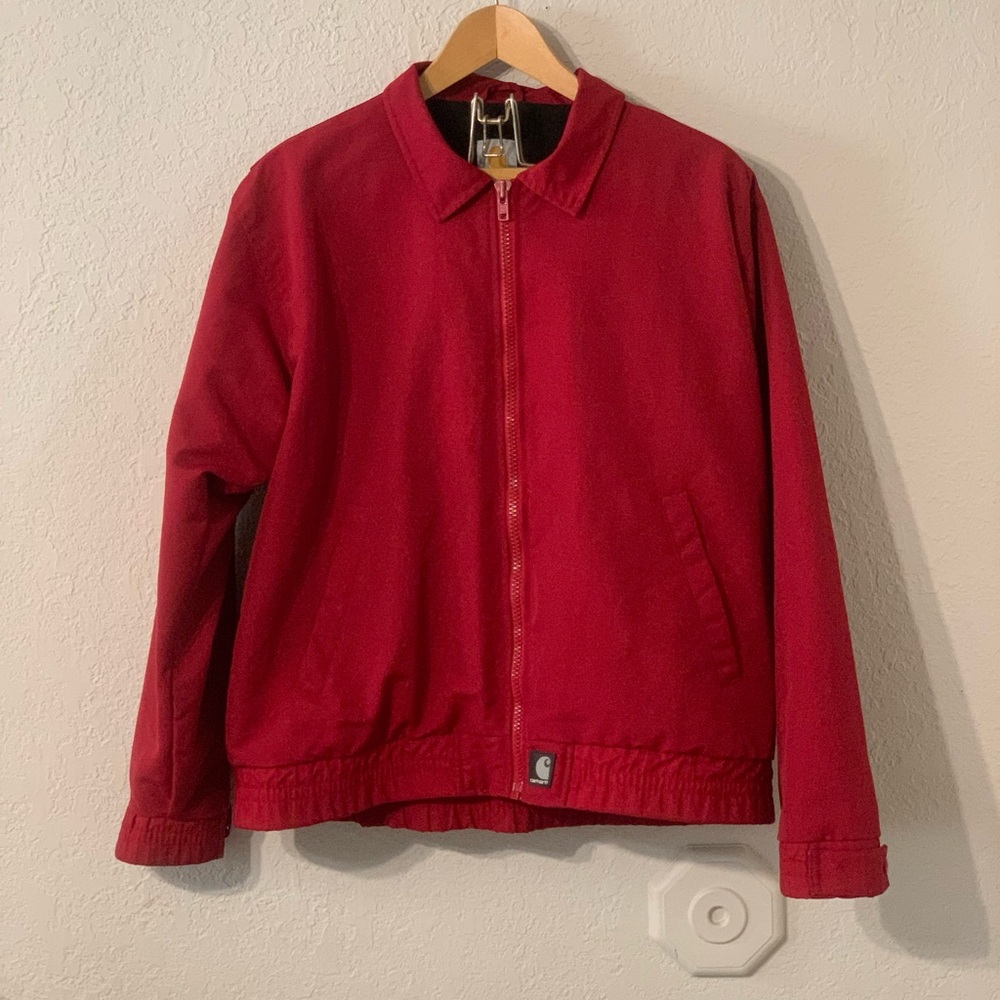 VTG Carhartt Men's XL Red Lightweight Jacket